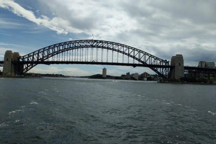 a bridge over a body of water
