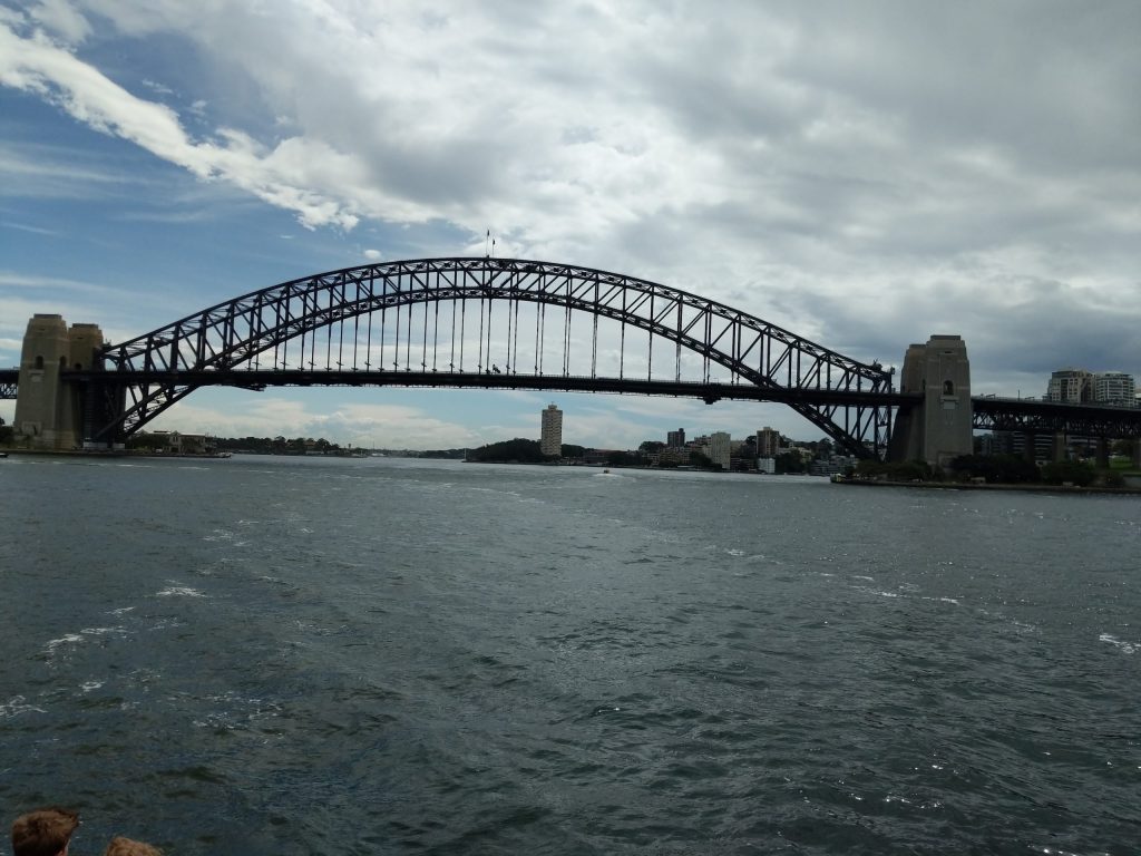 a bridge over a body of water