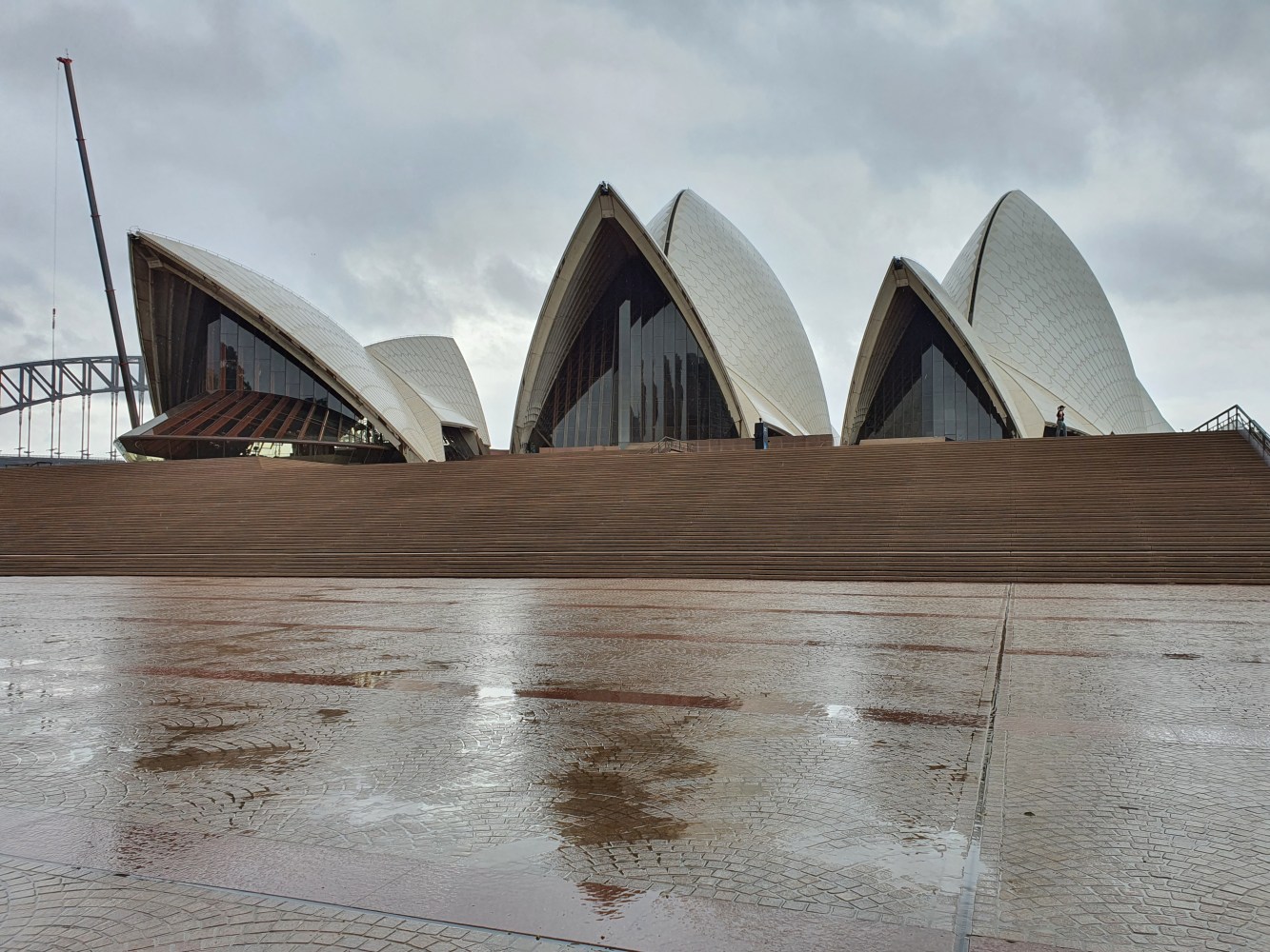 Sydney Opera House over a body of water