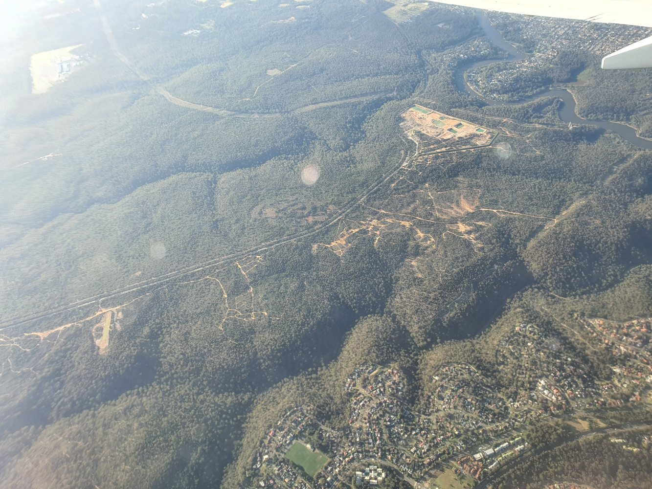 Royal National Park from air